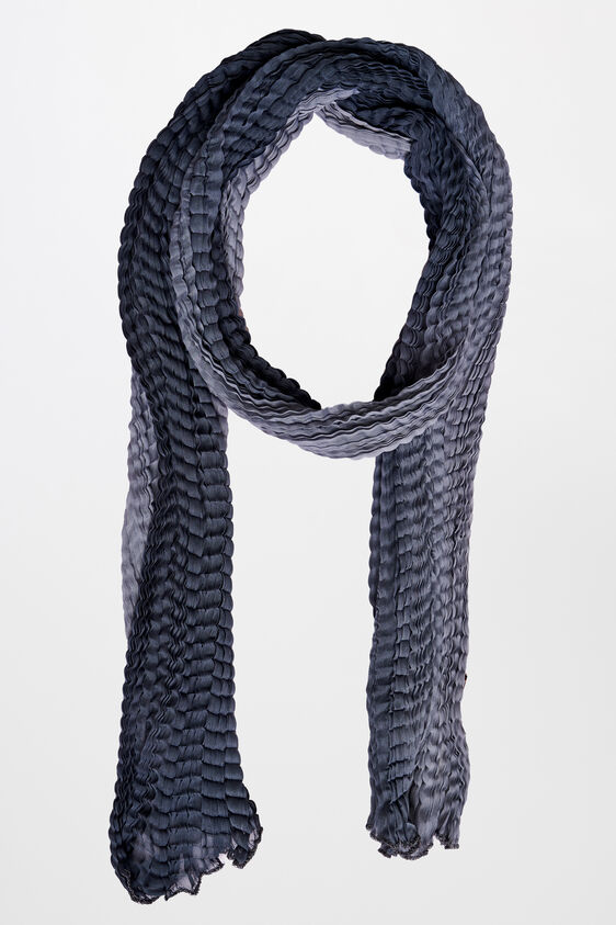 Grey Print Scarf, , image 1